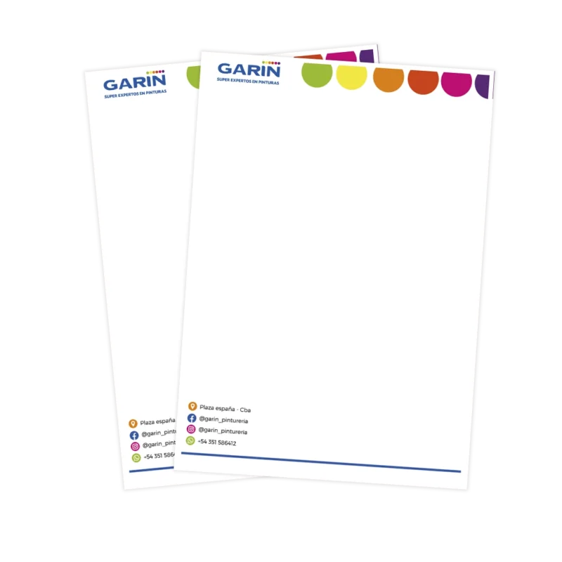 Hojas Membretadas A4